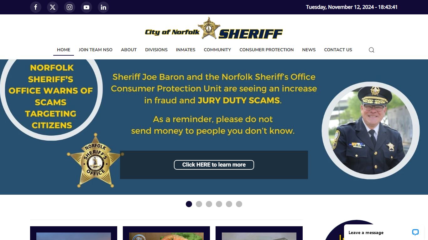 Inmate Lookup - Norfolk Sheriff